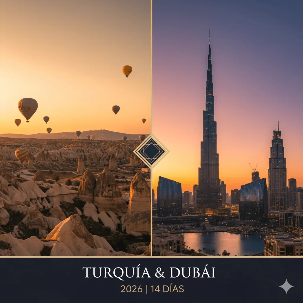  INCLUYE VUELOTURQUÍA – DUBÁI 2026VISITANDO: Estambul, Ankara, Capadocia, Konya, Pamukkale, Éfeso, Kusadasi / Izmir, Bursa, Dubái, Abu Dhabi sales@classictourdr.com +1 849 620 2109 +1 809 552 1771